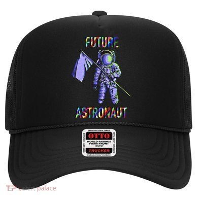 Future Astronauts Graphic Cool Gift Rainbow Stem Space Gift Hat