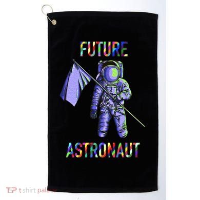 Future Astronauts Graphic Cool Gift Rainbow Stem Space Gift Golf Towel