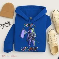 Future Astronauts Graphic Cool Gift Rainbow Stem Space Gift Hoodie thumb 4