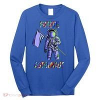 Future Astronauts Graphic Cool Gift Rainbow Stem Space Gift Long Sleeve Shirt thumb 0