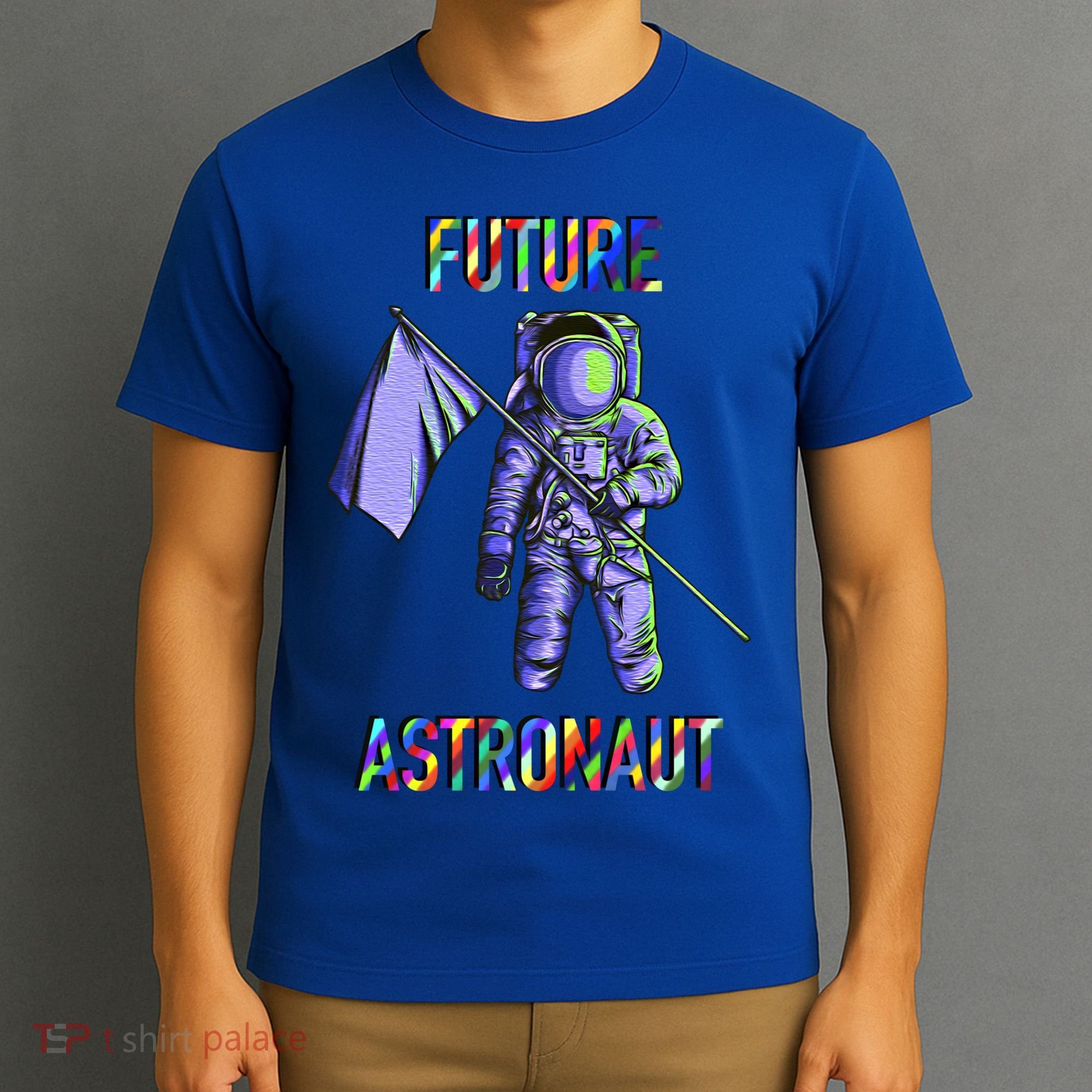 Future Astronauts Graphic Cool Gift Rainbow Stem Space Gift T-Shirt