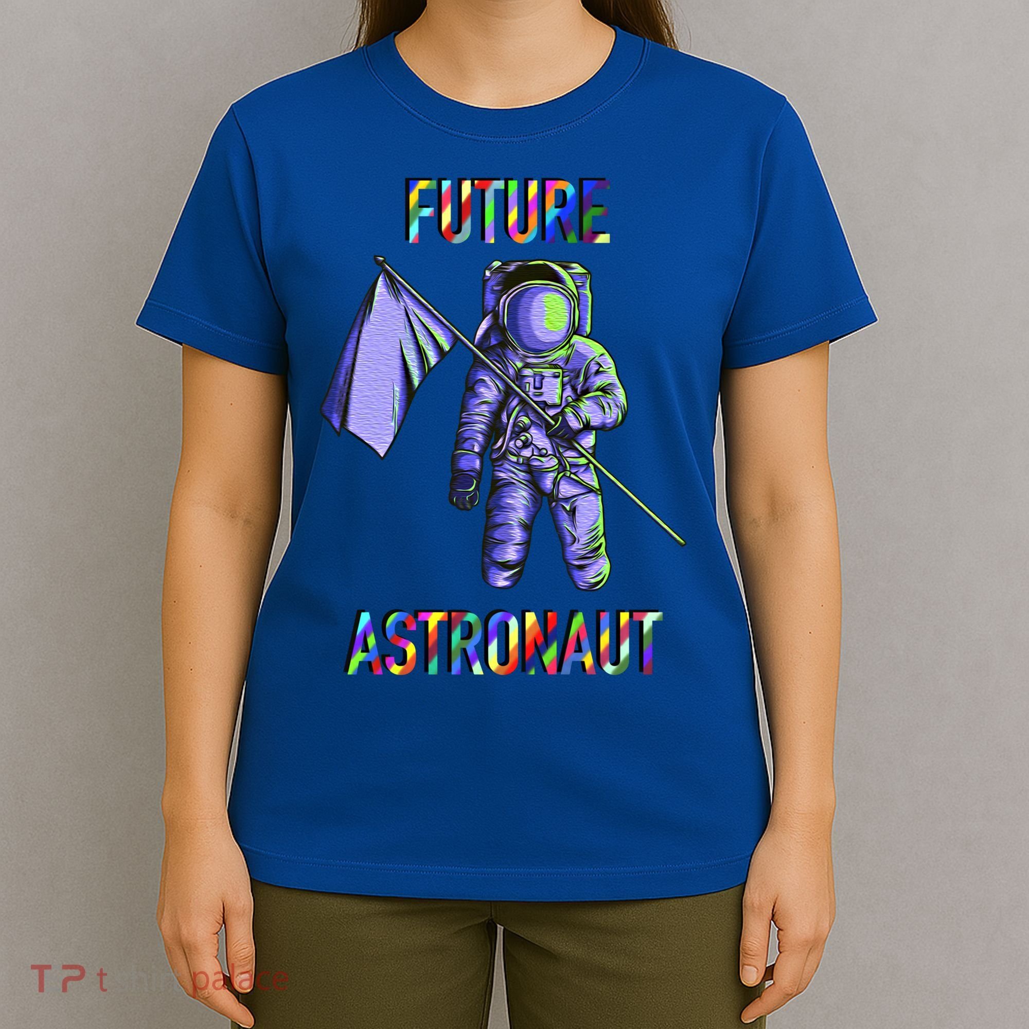 Future Astronauts Graphic Cool Gift Rainbow Stem Space Gift T-Shirt