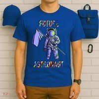 Future Astronauts Graphic Cool Gift Rainbow Stem Space Gift T-Shirt thumb 6