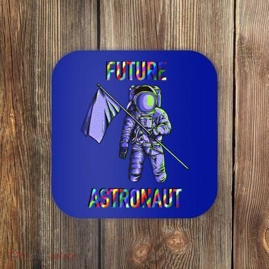Future Astronauts Graphic Cool Gift Rainbow Stem Space Gift Coaster