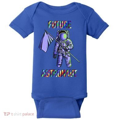 Future Astronauts Graphic Cool Gift Rainbow Stem Space Gift Baby Bodysuit