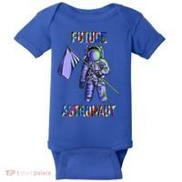 Future Astronauts Graphic Cool Gift Rainbow Stem Space Gift Baby Bodysuit thumb 0
