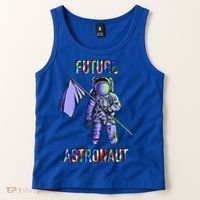 Future Astronauts Graphic Cool Gift Rainbow Stem Space Gift Tank Top thumb 2