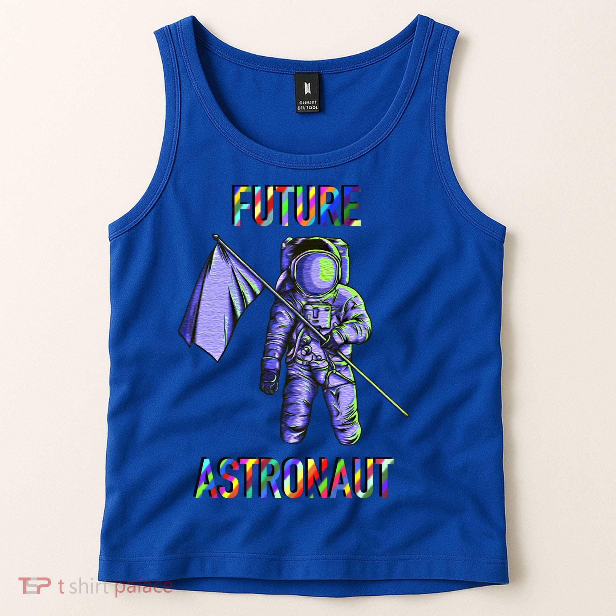 Future Astronauts Graphic Cool Gift Rainbow Stem Space Gift Tank Top
