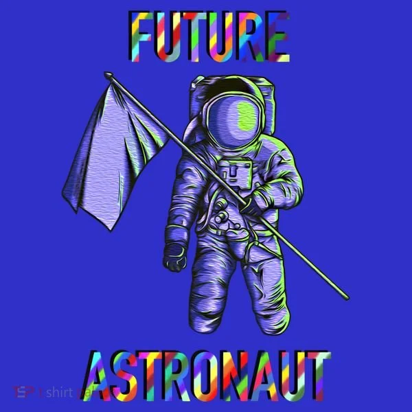 Future Astronauts Graphic Cool Gift Rainbow Stem Space Gift Women's Long Sleeve Shirt