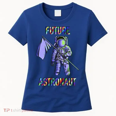 Future Astronauts Graphic Cool Gift Rainbow Stem Space Gift Women's T-Shirt