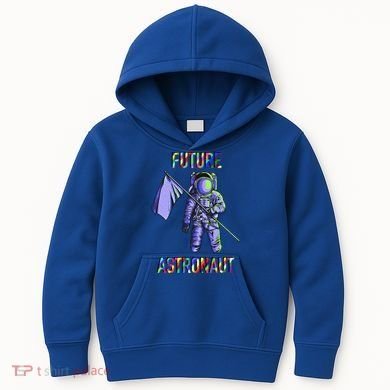 Future Astronauts Graphic Cool Gift Rainbow Stem Space Gift Kids Hoodie