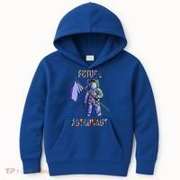 Future Astronauts Graphic Cool Gift Rainbow Stem Space Gift Kids Hoodie thumb 0