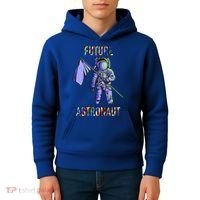 Future Astronauts Graphic Cool Gift Rainbow Stem Space Gift Kids Hoodie thumb 4