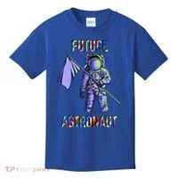 Future Astronauts Graphic Cool Gift Rainbow Stem Space Gift Kids T-Shirt thumb 0