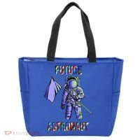 Future Astronauts Graphic Cool Gift Rainbow Stem Space Gift Tote Bag thumb 0