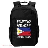 Filipino American History Month | Philippines Flag Backpack thumb 0