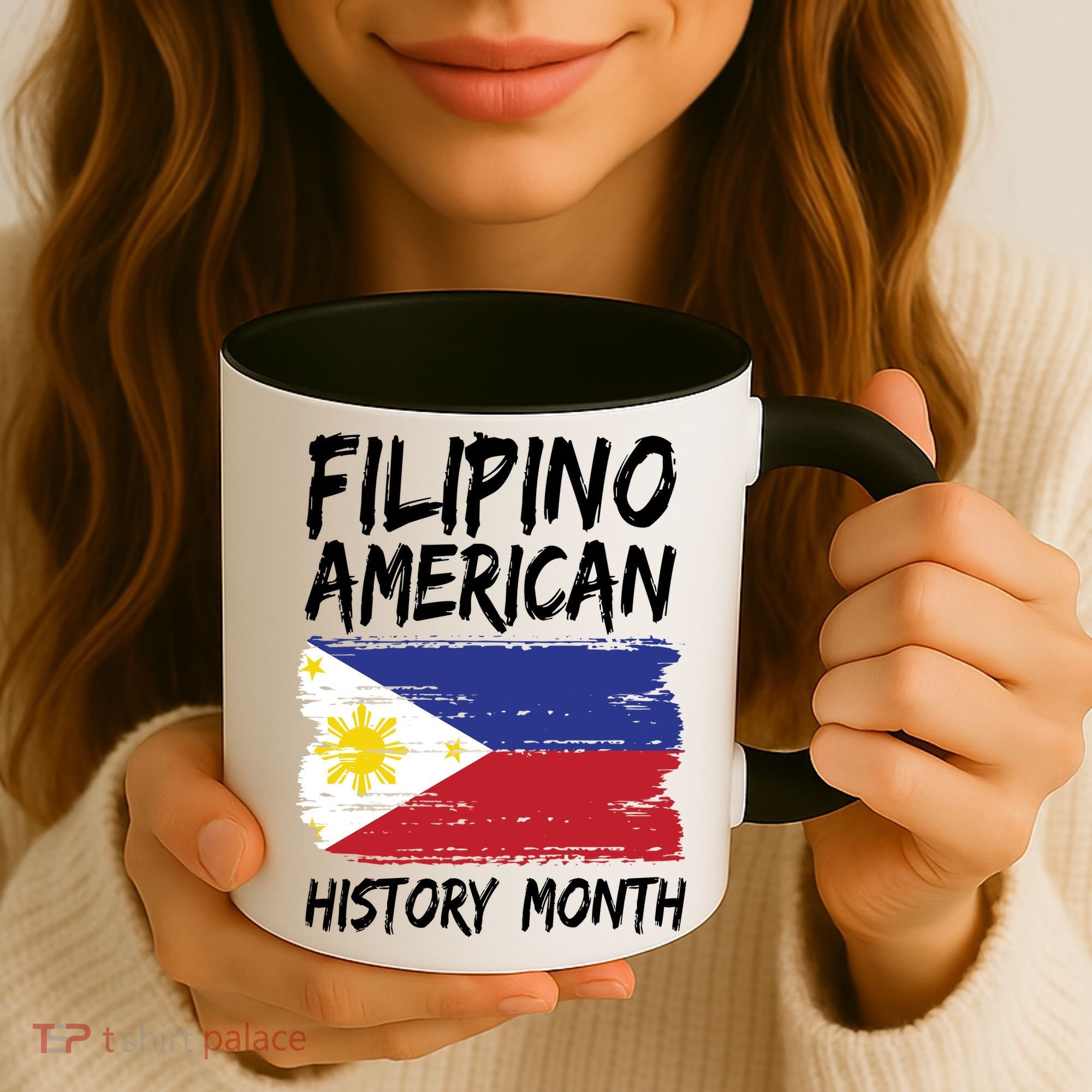 Filipino American History Month | Philippines Flag Coffee Mug