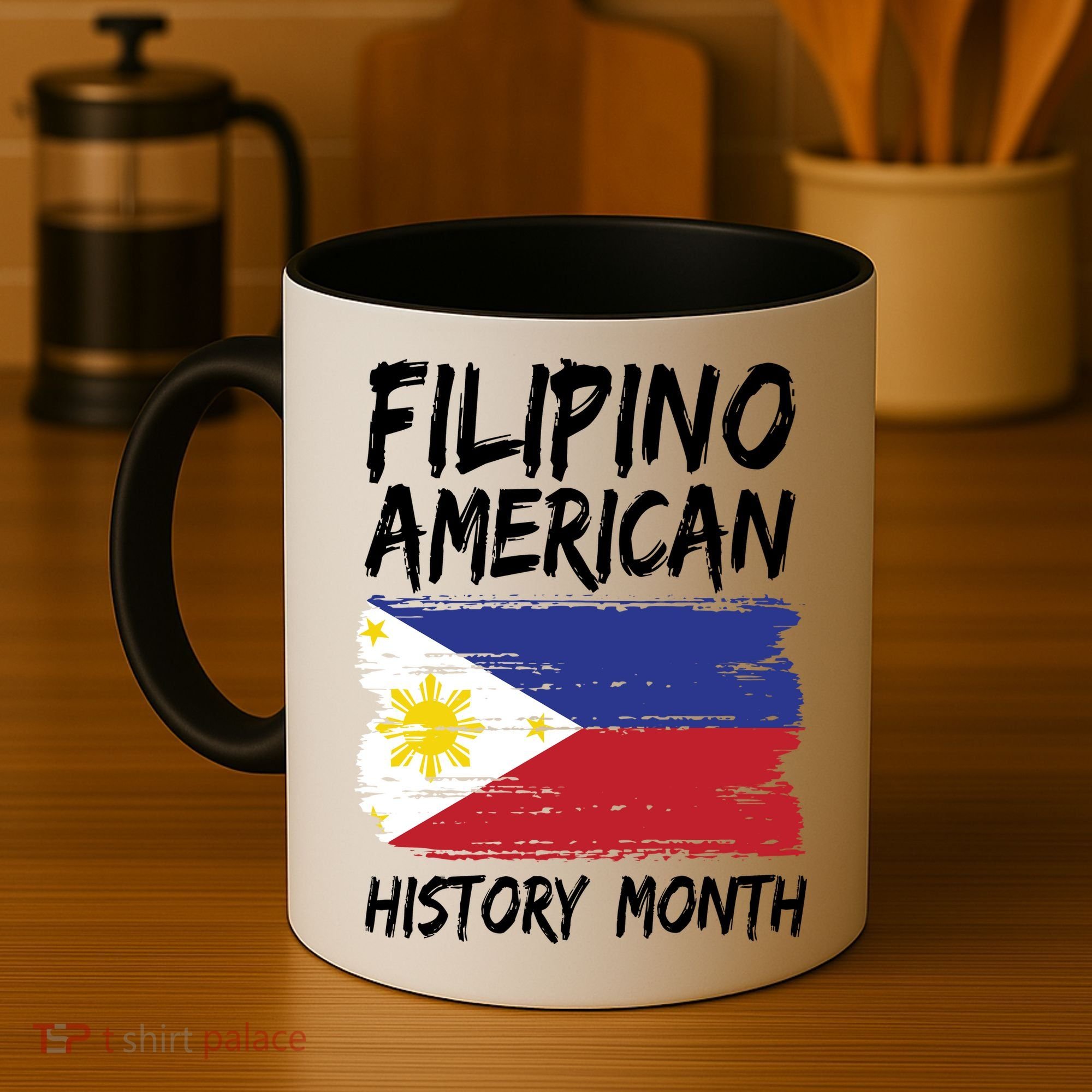 Filipino American History Month | Philippines Flag Coffee Mug