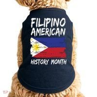Filipino American History Month | Philippines Flag Doggie Tank thumb 0