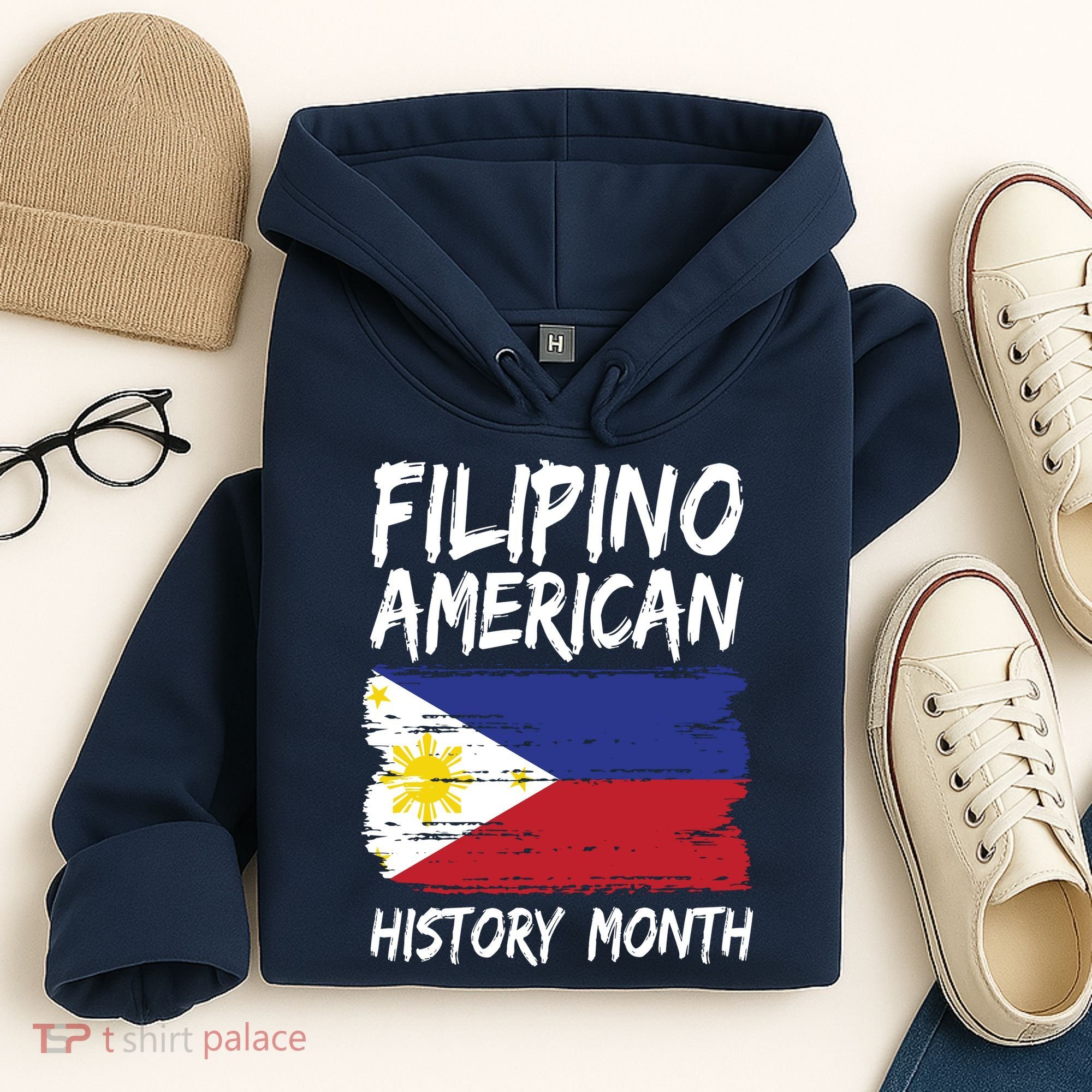 Filipino American History Month | Philippines Flag Hoodie
