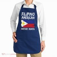 Filipino American History Month | Philippines Flag Apron thumb 2