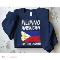 Filipino American History Month | Philippines Flag Sweatshirt thumb 2