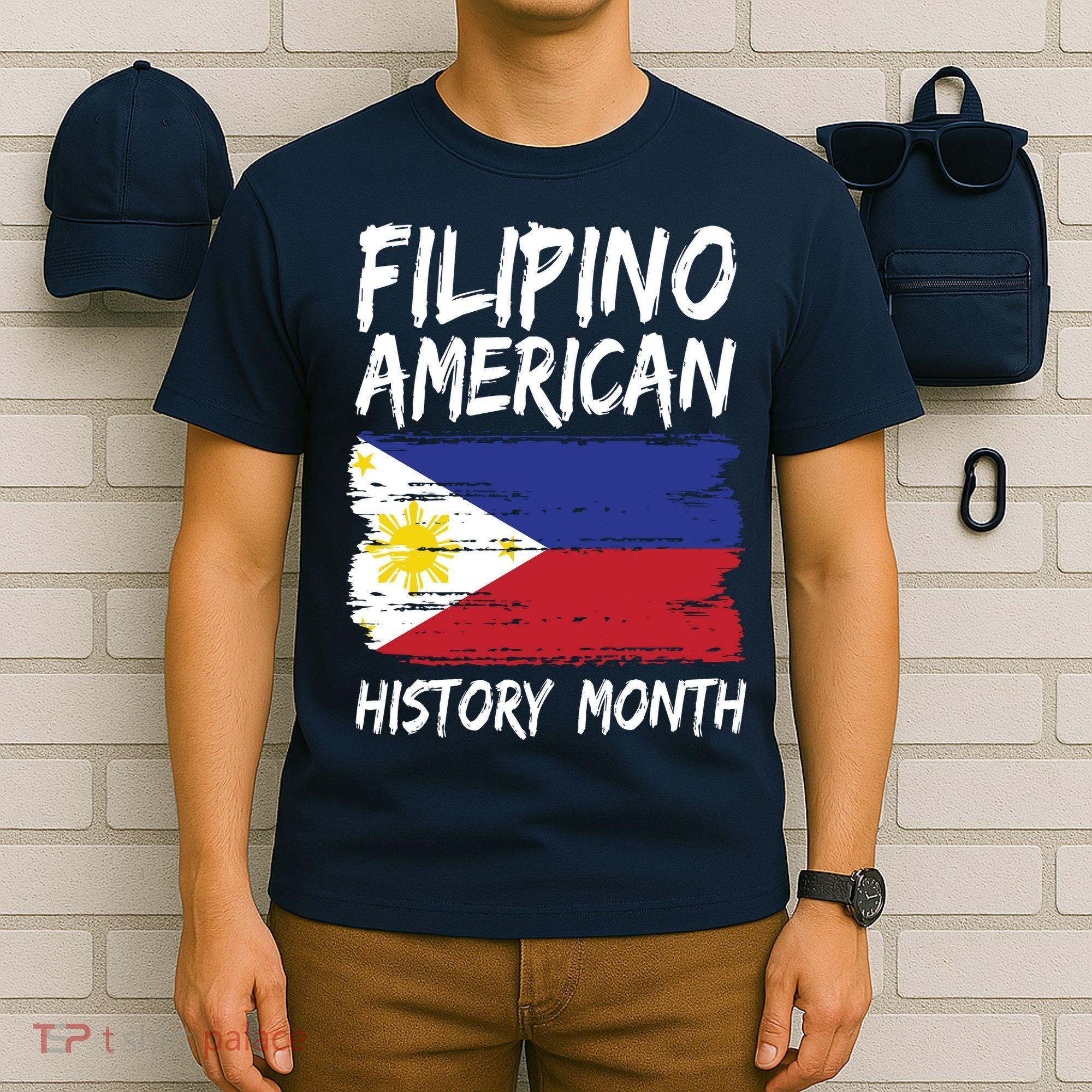 Filipino American History Month | Philippines Flag T-Shirt
