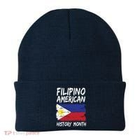 Filipino American History Month | Philippines Flag Beanie thumb 0