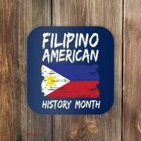 Filipino American History Month | Philippines Flag Coaster thumb 0