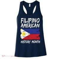 Filipino American History Month | Philippines Flag Women's Tank Top thumb 0