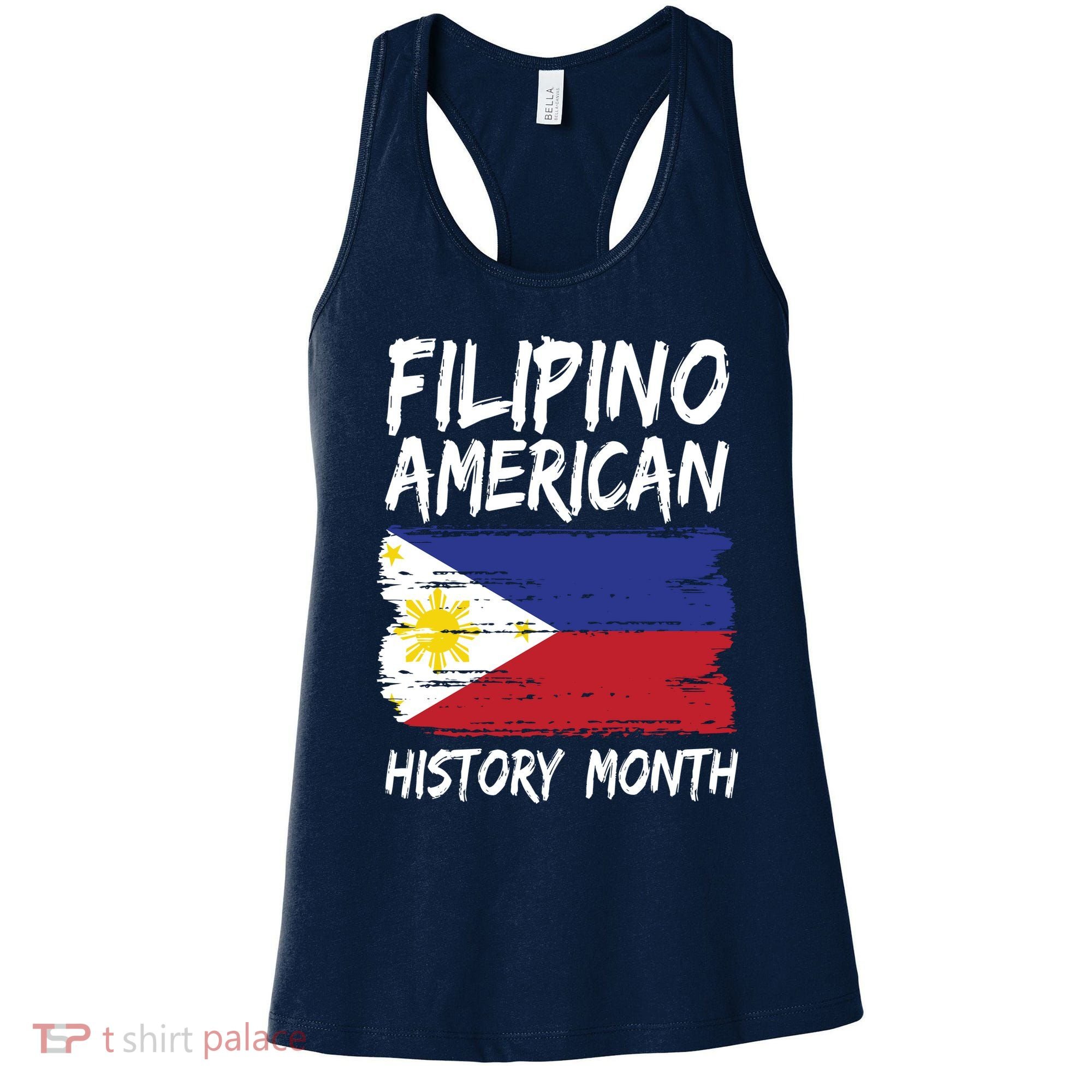 Filipino American History Month | Philippines Flag Women's Tank Top