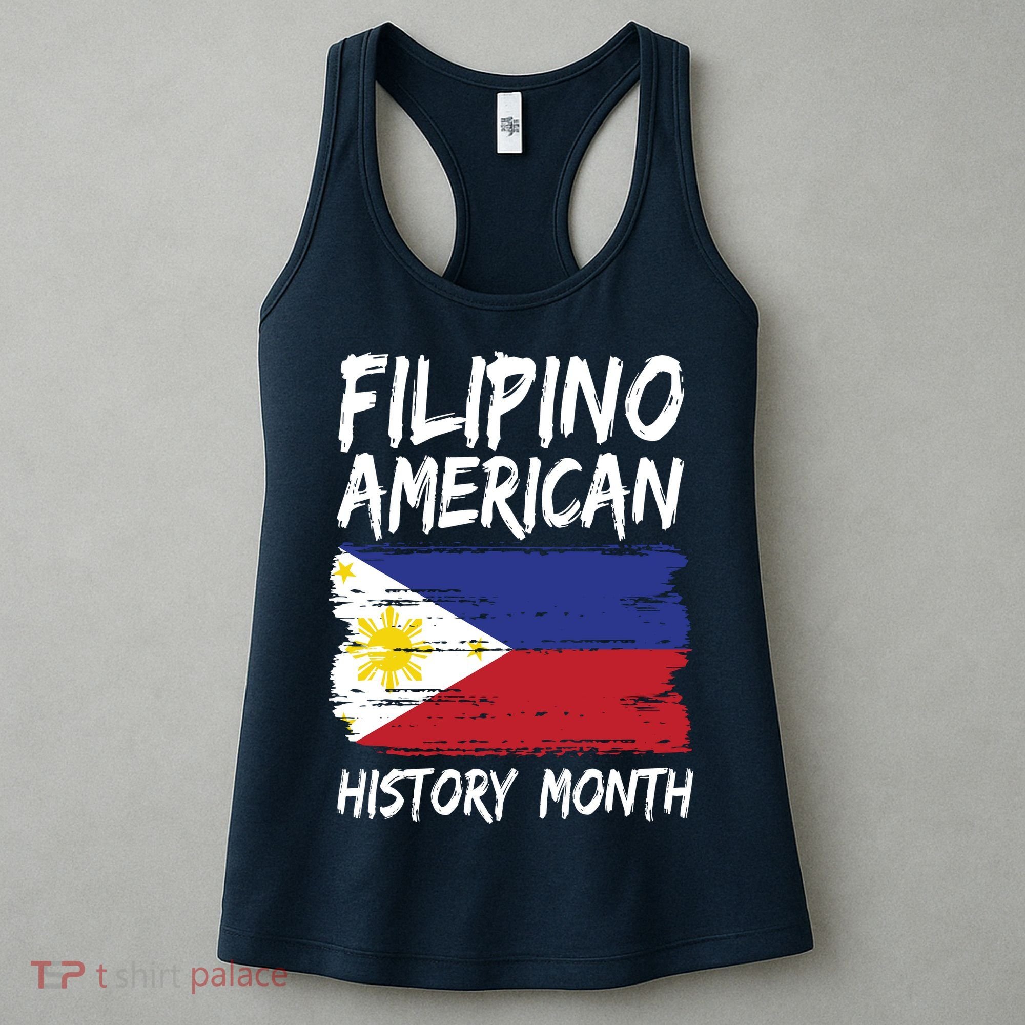 Filipino American History Month | Philippines Flag Women's Tank Top