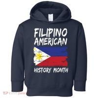 Filipino American History Month | Philippines Flag Toddler Hoodie thumb 0
