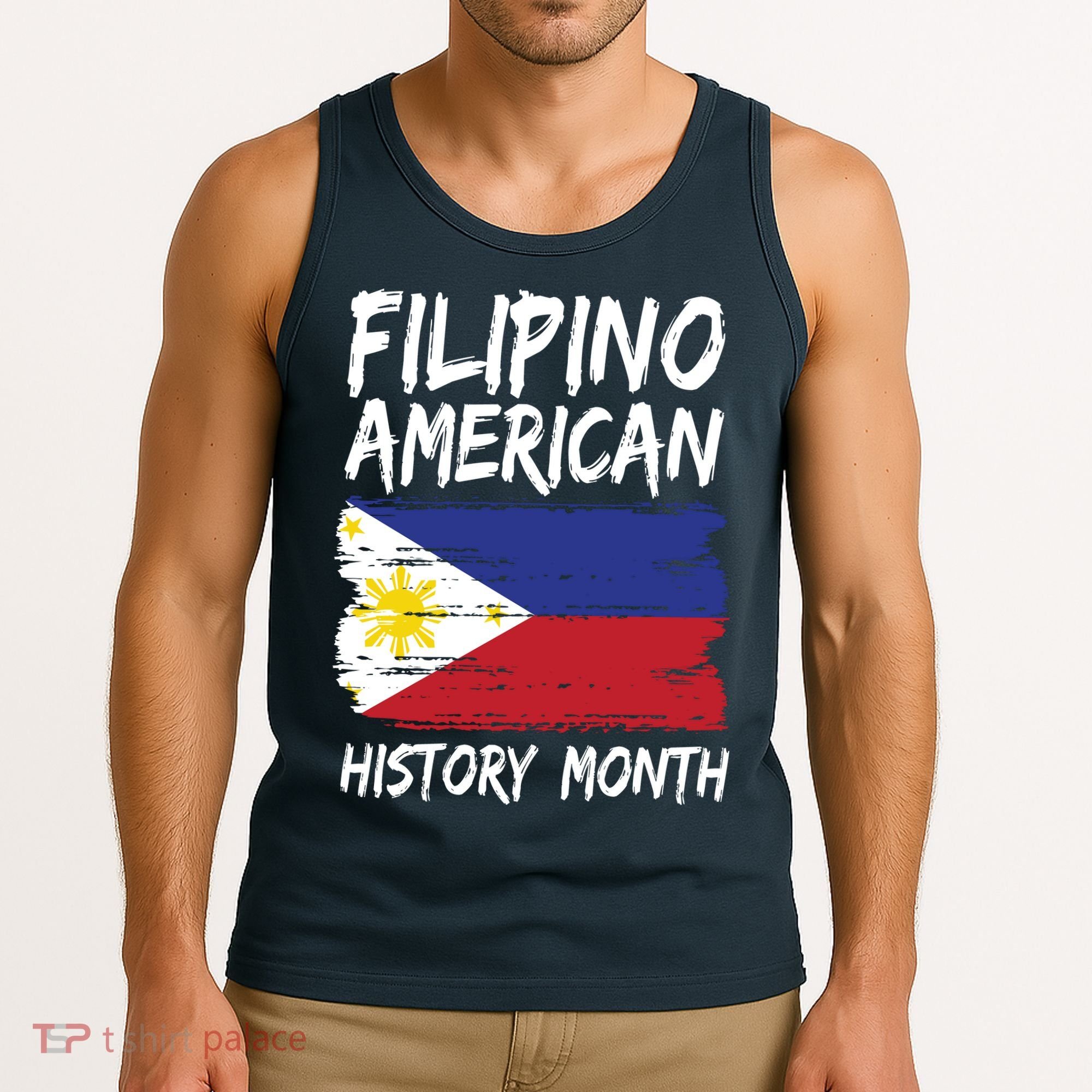 Filipino American History Month | Philippines Flag Tank Top