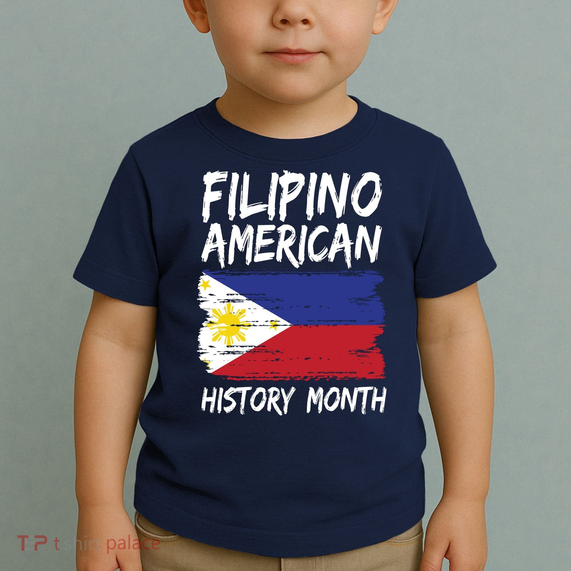 Filipino American History Month | Philippines Flag Toddler T-Shirt