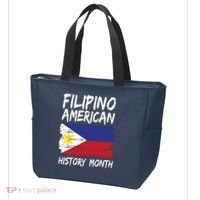 Filipino American History Month | Philippines Flag Tote Bag thumb 3