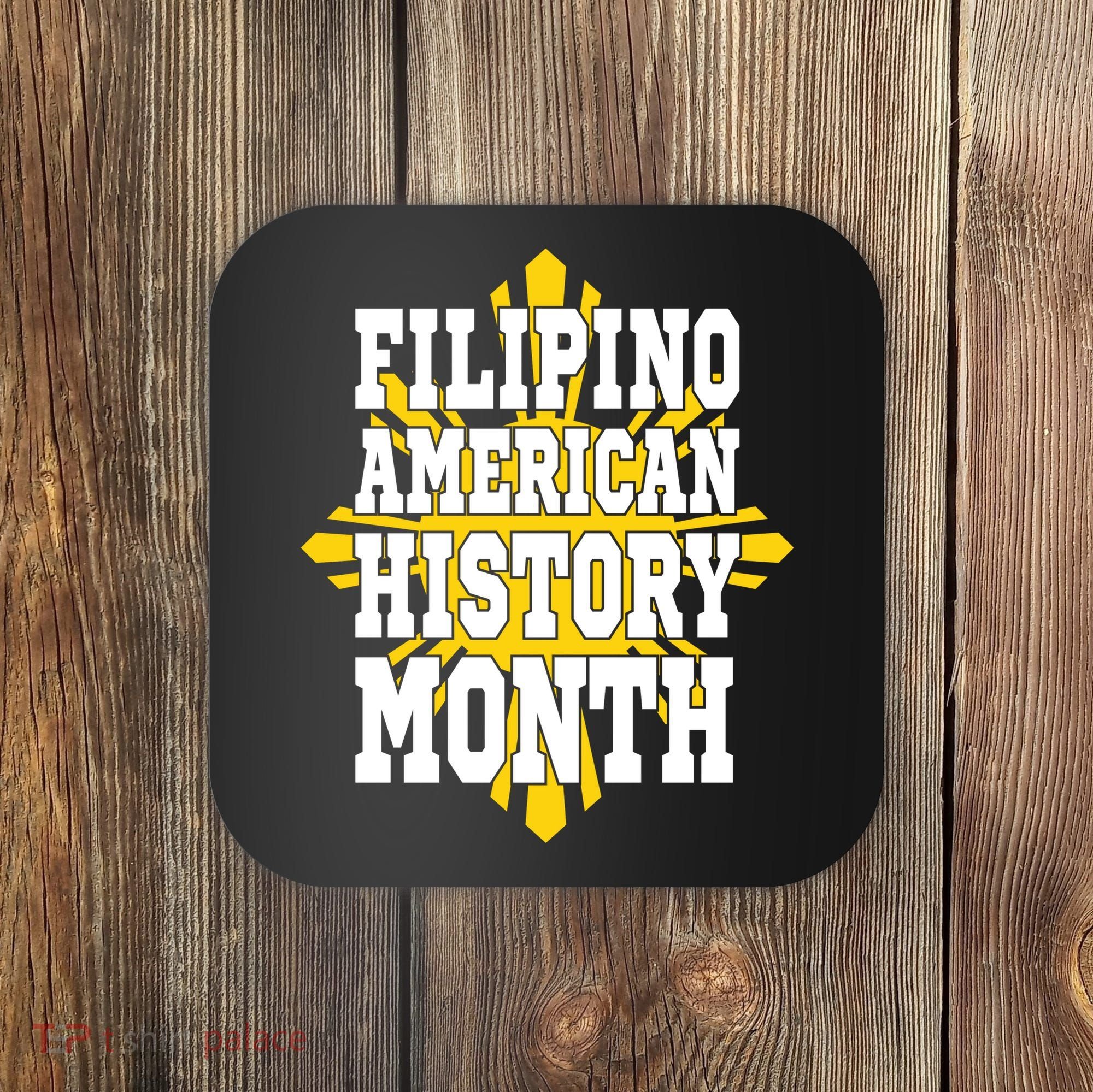 Filipino American History Month Coaster