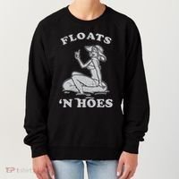 Floats And Hoes Funny Float Trip Tubing River Float Women's Sweatshirt thumb 0