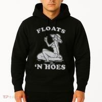 Floats And Hoes Funny Float Trip Tubing River Float Hoodie thumb 2