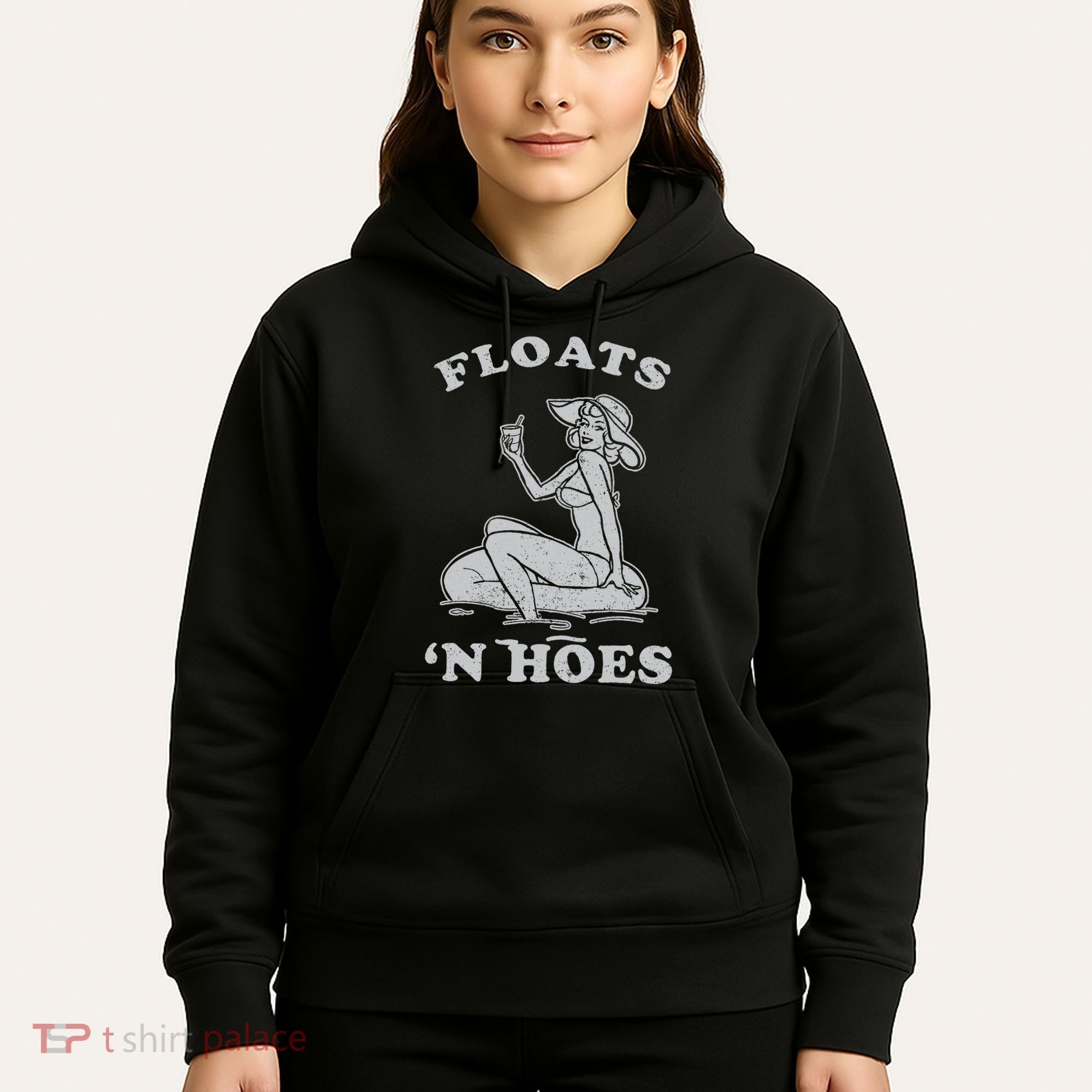 Floats And Hoes Funny Float Trip Tubing River Float Hoodie