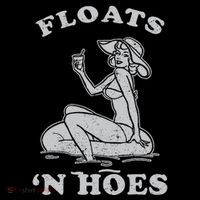 Floats And Hoes Funny Float Trip Tubing River Float Women's Hoodie thumb 2
