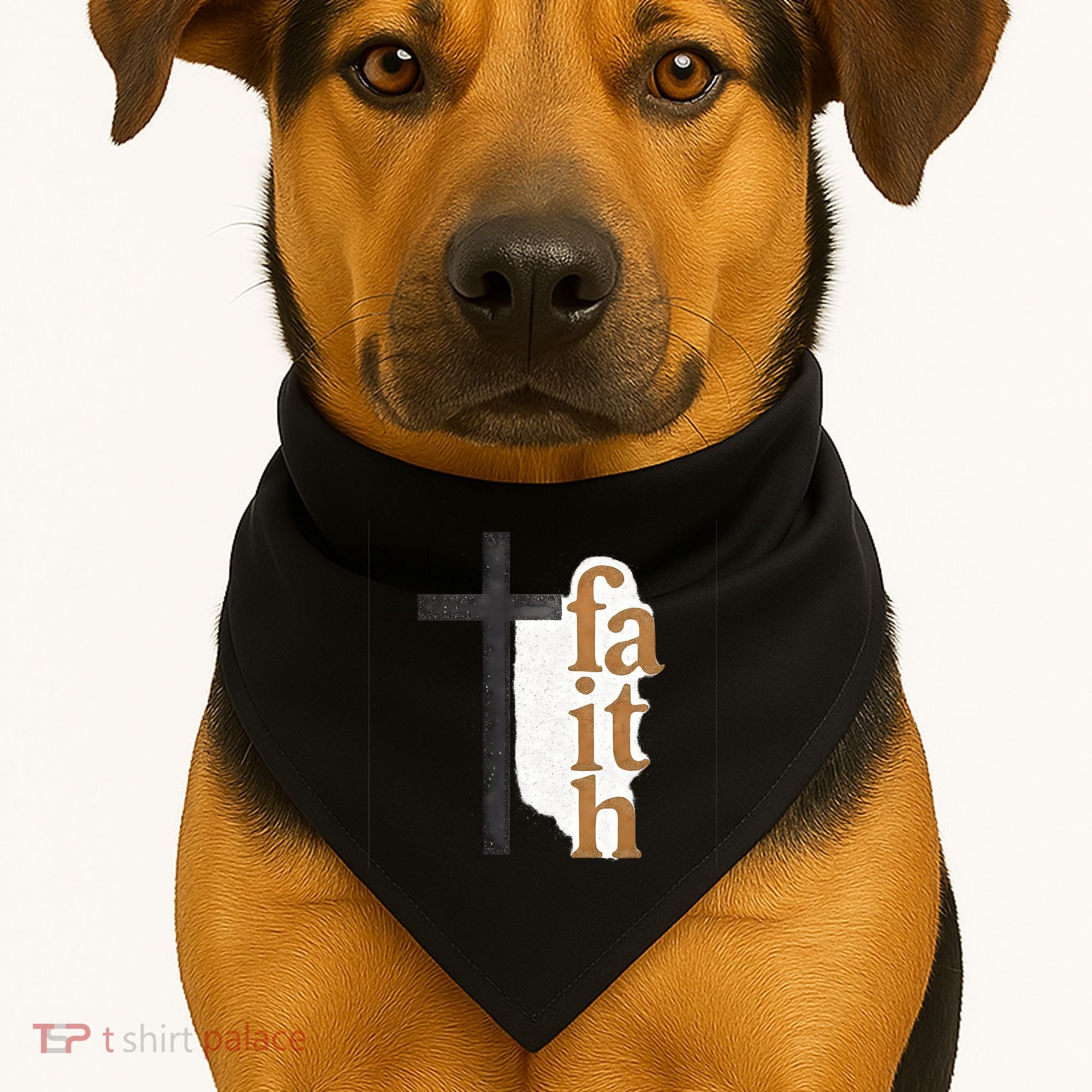 Faith and Hope USA-Made Doggie Bandana