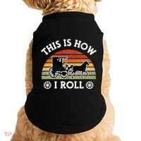 Funny Amish Horse & Buggy This Is How I Roll Lancaster Pa. Doggie Tank thumb 0