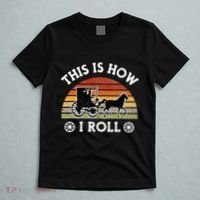 Funny Amish Horse & Buggy This Is How I Roll Lancaster Pa. T-Shirt thumb 5