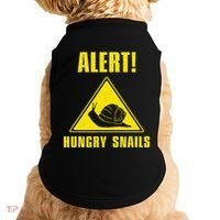 Funny Alert Hungry Snails For Snail Handler Snail Enthusiast Doggie Tank thumb 0
