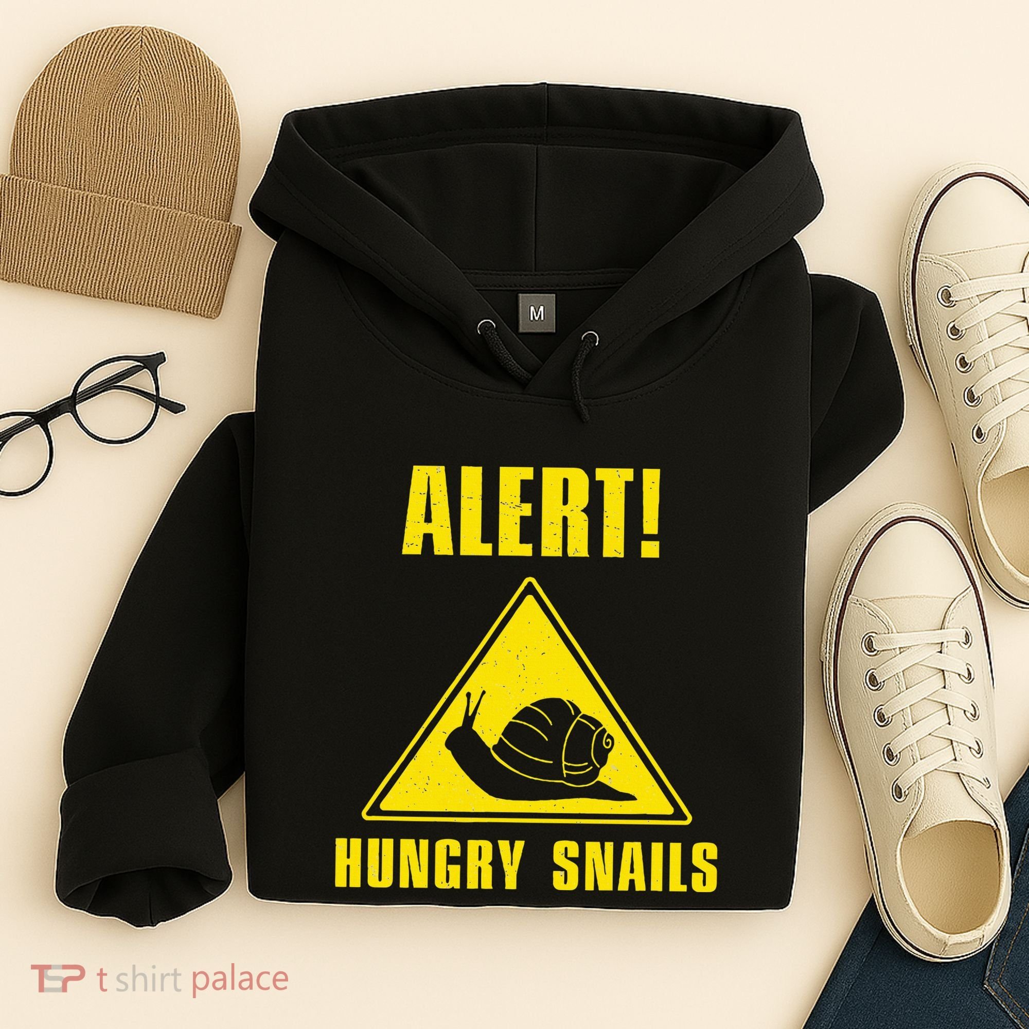 Funny Alert Hungry Snails For Snail Handler Snail Enthusiast Hoodie