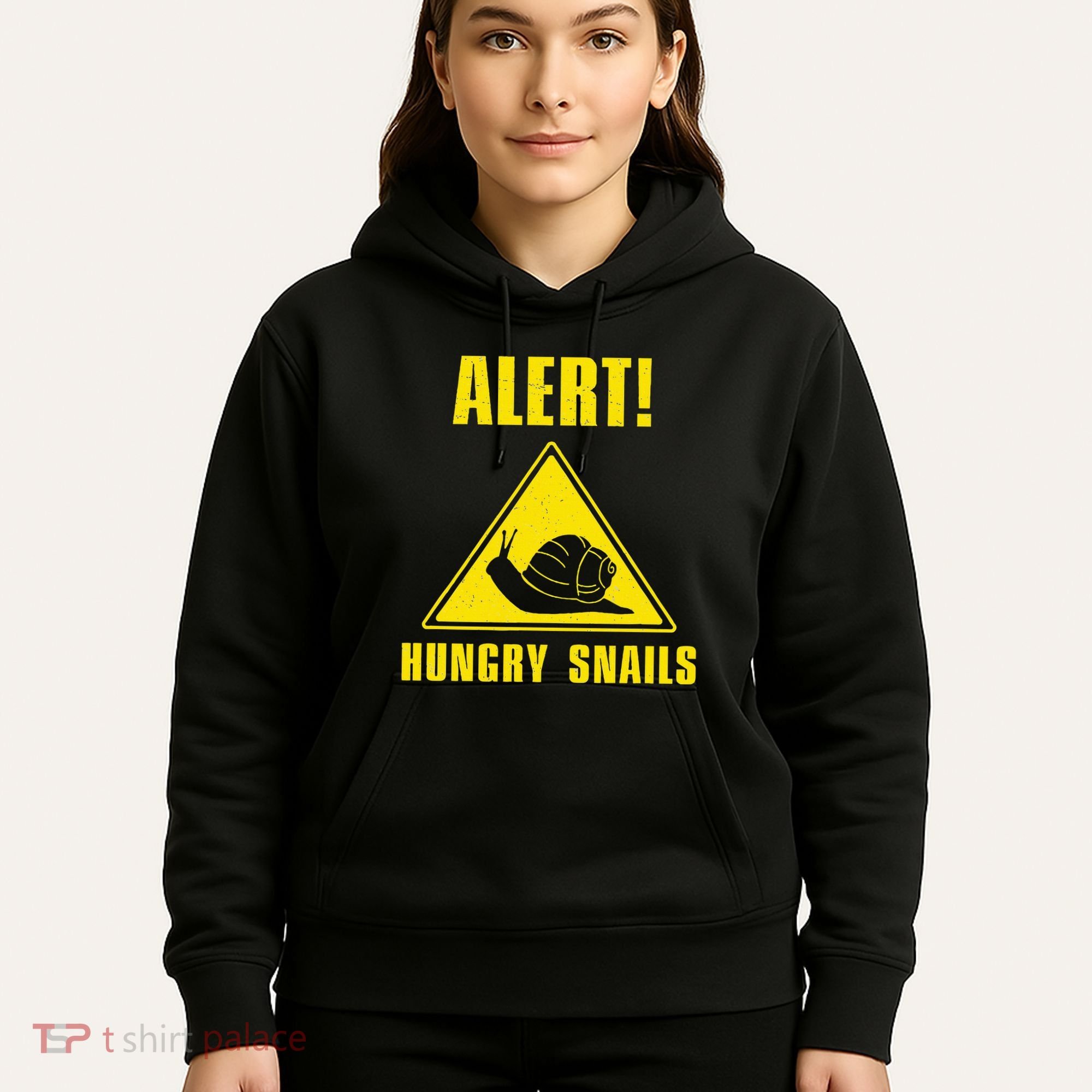 Funny Alert Hungry Snails For Snail Handler Snail Enthusiast Hoodie