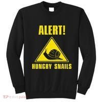 Funny Alert Hungry Snails For Snail Handler Snail Enthusiast Sweatshirt thumb 0