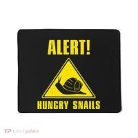 Funny Alert Hungry Snails For Snail Handler Snail Enthusiast Mousepad thumb 0
