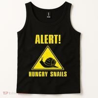 Funny Alert Hungry Snails For Snail Handler Snail Enthusiast Tank Top thumb 2